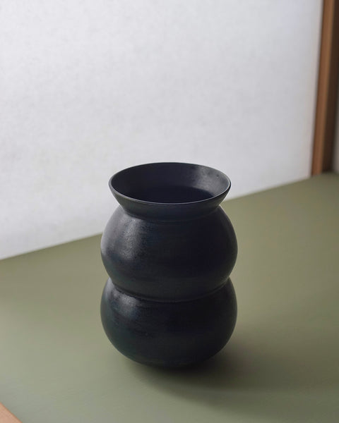 Wilson Emho Ceramics | Navy blue bud vase