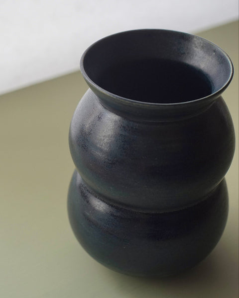 Wilson Emho Ceramics | Navy blue bud vase