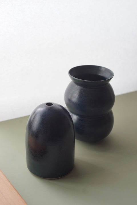 Wilson Emho Ceramics | Navy blue bud vase