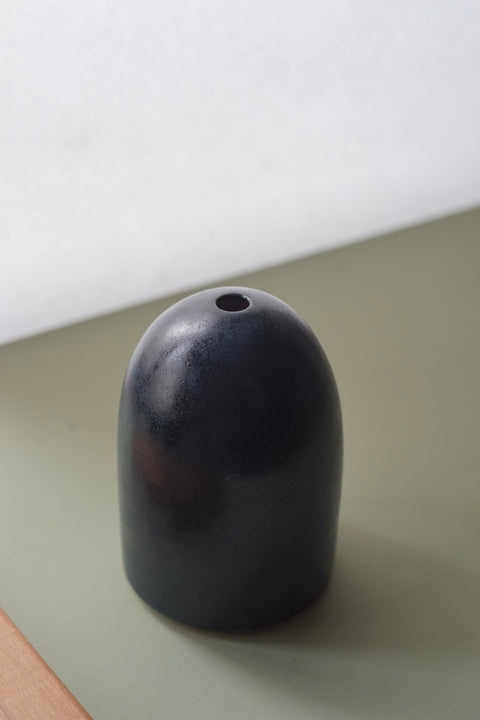 Wilson Emho Ceramics | Navy blue matty vase