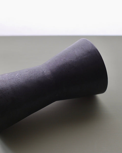 Wilson Emho Ceramics | Metallic glazed funnel vase